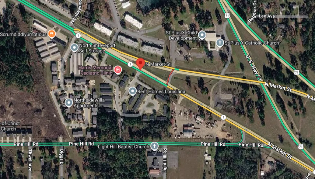 Shreveport, LA – Injuries Reported in Collision at N Market St and I-220 East